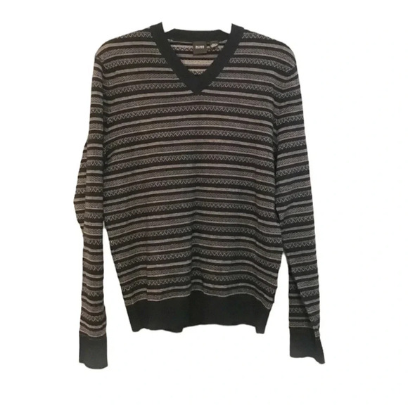 Hugo Boss Benja Virgin Wool Blend Sweater - Picture 1 of 5